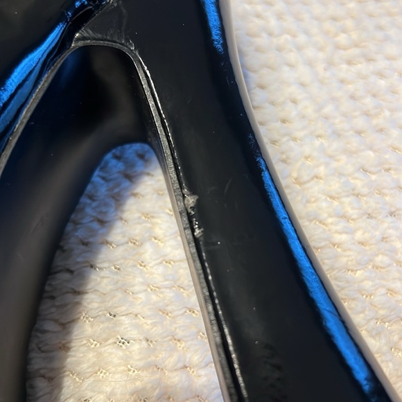 Black lace up platform boots with side zipper 5 heels brand new size 10 - Picture 6 of 7